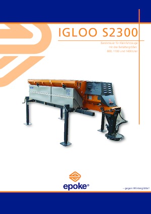 माउंटेड स्प्रेडिंग असेंबली Epoke® Igloo S 2300