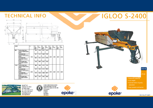 माउंटेड स्प्रेडिंग असेंबली Epoke® Igloo S 2400