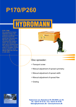 माउंटेड स्प्रेडिंग असेंबली Hydromann P 260