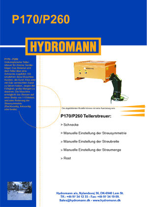 माउंटेड स्प्रेडिंग असेंबली Hydromann P 260