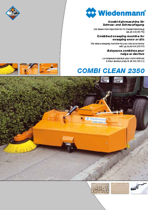 माउंटेड स्वीपर Wiedenmann CombiClean 2350