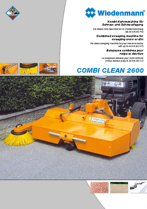 माउंटेड स्वीपर Wiedenmann CombiClean 2600