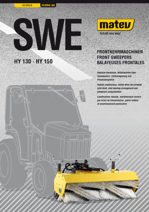 माउंटेड स्वीपर Matev SWE-HY 130