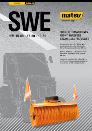 माउंटेड स्वीपर Matev SWE-H 15-60