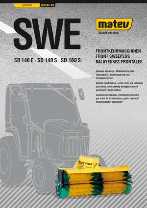 माउंटेड स्वीपर Matev SWE-SD 140 S