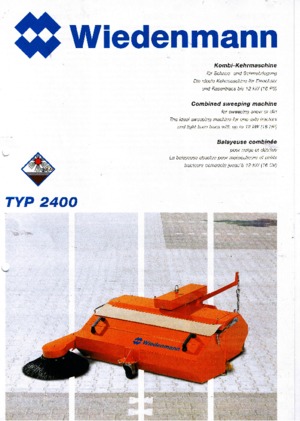 माउंटेड स्वीपर Wiedenmann 2400