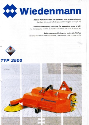माउंटेड स्वीपर Wiedenmann 2500