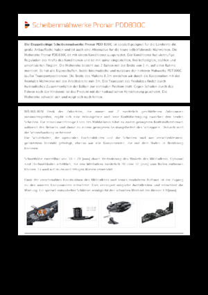 मोवर कॉम्बिनेशन - कंडीशनर के साथ डिस्क Pronar PDD 830 C
