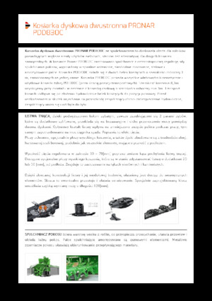 मोवर कॉम्बिनेशन - कंडीशनर के साथ डिस्क Pronar PDD 830 C