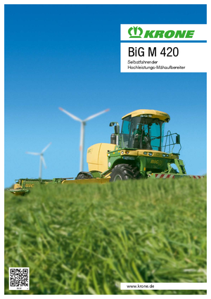 सेल्फ प्रोपेल्ड मोवर कंडीशनर Krone Big M 420 CV