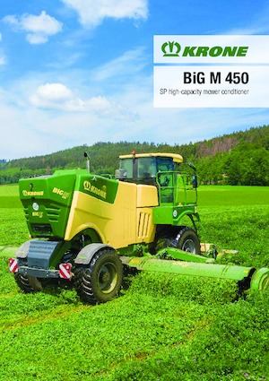 सेल्फ प्रोपेल्ड मोवर कंडीशनर Krone BiG M 450 CR