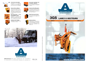 मल्टी-शार्प स्नोप्लो Assaloni 3 GS 36*