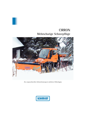मल्टी-शार्प स्नोप्लो Schmidt Cirron SL 27