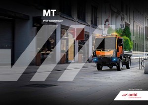 म्यूनिसिपल ट्रैक्टर फ्रंट हिच Aebi MT 750