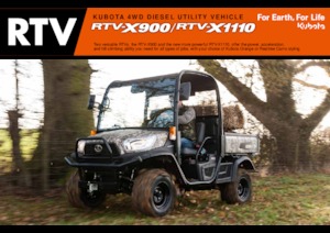 म्यूनिसिपल ट्रैक्टर फ्रंट हिच Kubota RTV X1110 TW  