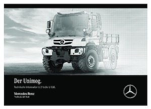 म्यूनिसिपल ट्रैक्टर फ्रंट हिच Unimog U 318 Euro 6
