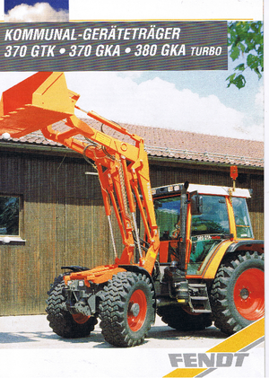 कॉम्पैक्ट यूटिलिटी ट्रैक्टर Fendt 370 GKA