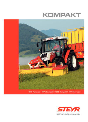 कॉम्पैक्ट यूटिलिटी ट्रैक्टर Steyr 4085 Kompakt K