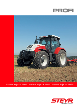कॉम्पैक्ट यूटिलिटी ट्रैक्टर Steyr 6140 Profi K