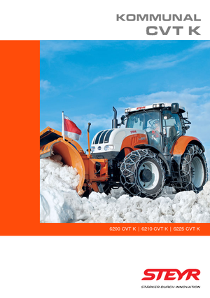 कॉम्पैक्ट यूटिलिटी ट्रैक्टर Steyr 6225 CVT K