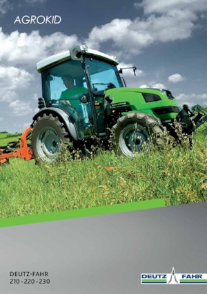 कॉम्पैक्ट यूटिलिटी ट्रैक्टर DEUTZ-FAHR Agrokid 230 B 