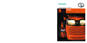 कॉम्पैक्ट यूटिलिटी ट्रैक्टर Kubota B 2420