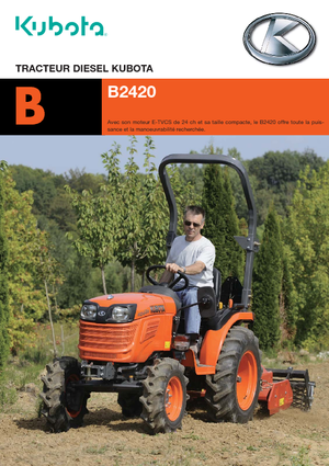 कॉम्पैक्ट यूटिलिटी ट्रैक्टर Kubota B 2420