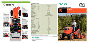 कॉम्पैक्ट यूटिलिटी ट्रैक्टर Kubota B 2420