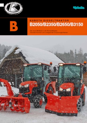 कॉम्पैक्ट यूटिलिटी ट्रैक्टर Kubota B2350 HDB-C