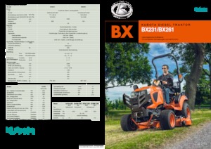 कॉम्पैक्ट यूटिलिटी ट्रैक्टर Kubota BX261