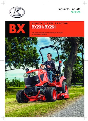 कॉम्पैक्ट यूटिलिटी ट्रैक्टर Kubota BX261