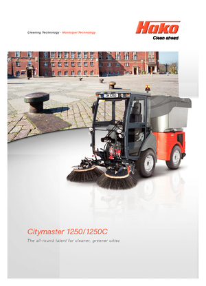 कॉम्पैक्ट यूटिलिटी ट्रैक्टर Hako Citymaster 1250 C