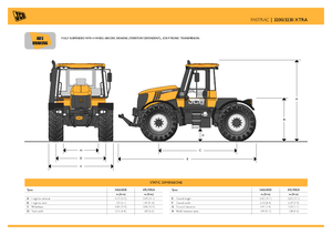 कॉम्पैक्ट यूटिलिटी ट्रैक्टर JCB Fastrac 3230-80 Xtra
