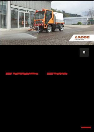 म्यूनिसिपल ट्रैक्टर फ्रंट हिच Ladog E 1250