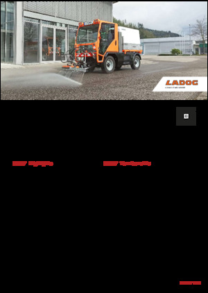 म्यूनिसिपल ट्रैक्टर फ्रंट हिच Ladog E 1250