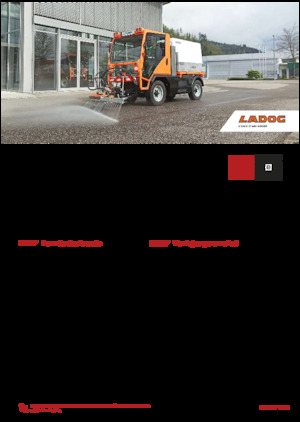 म्यूनिसिपल ट्रैक्टर फ्रंट हिच Ladog E 1250