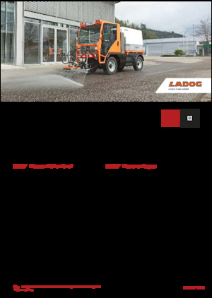 म्यूनिसिपल ट्रैक्टर फ्रंट हिच Ladog E 1250