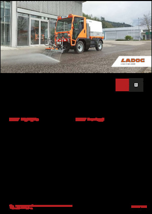 म्यूनिसिपल ट्रैक्टर फ्रंट हिच Ladog E 1250