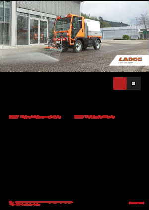 म्यूनिसिपल ट्रैक्टर फ्रंट हिच Ladog E 1250