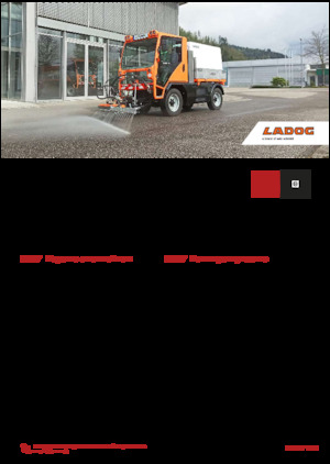 म्यूनिसिपल ट्रैक्टर फ्रंट हिच Ladog E 1250