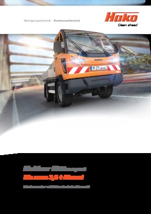 म्यूनिसिपल ट्रैक्टर फ्रंट हिच Multicar M 27 compact