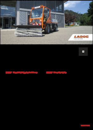 म्यूनिसिपल ट्रैक्टर फ्रंट हिच Ladog T 1150