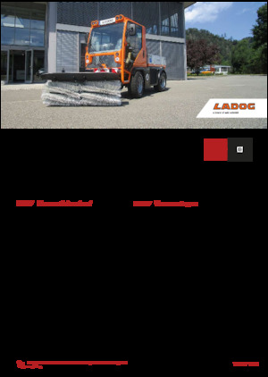 म्यूनिसिपल ट्रैक्टर फ्रंट हिच Ladog T 1150