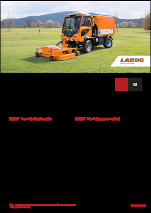 म्यूनिसिपल ट्रैक्टर फ्रंट हिच Ladog T 1400