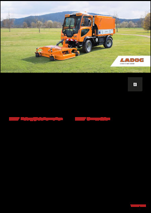 म्यूनिसिपल ट्रैक्टर फ्रंट हिच Ladog T 1400