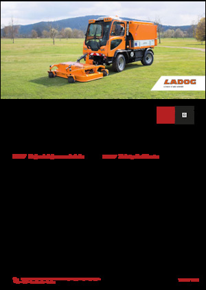 म्यूनिसिपल ट्रैक्टर फ्रंट हिच Ladog T 1400
