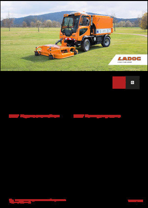 म्यूनिसिपल ट्रैक्टर फ्रंट हिच Ladog T 1400