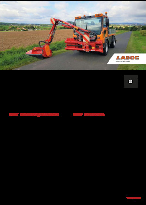 म्यूनिसिपल ट्रैक्टर फ्रंट हिच Ladog T 1700