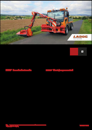 म्यूनिसिपल ट्रैक्टर फ्रंट हिच Ladog T 1700