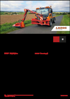 म्यूनिसिपल ट्रैक्टर फ्रंट हिच Ladog T 1700